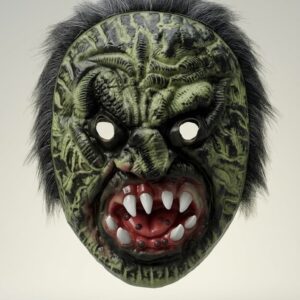 Rakshas Face Mask with Hair for Fancy Dress & Stage Performance
