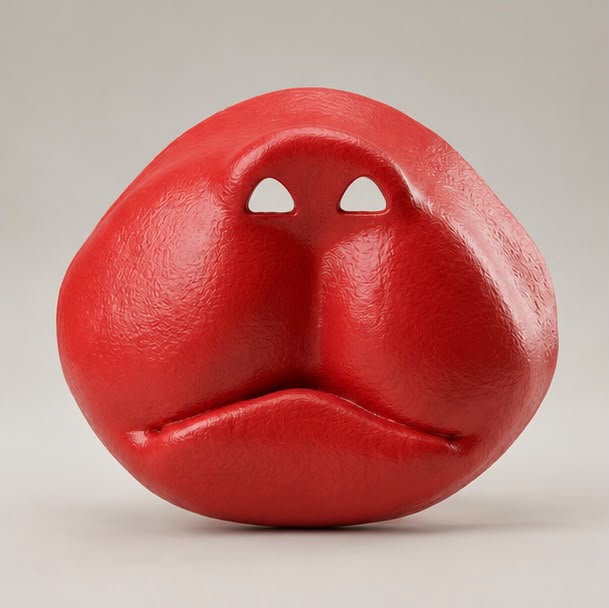 Red Hanuman Face Mask | Ramleela & Fancy Dress Costume