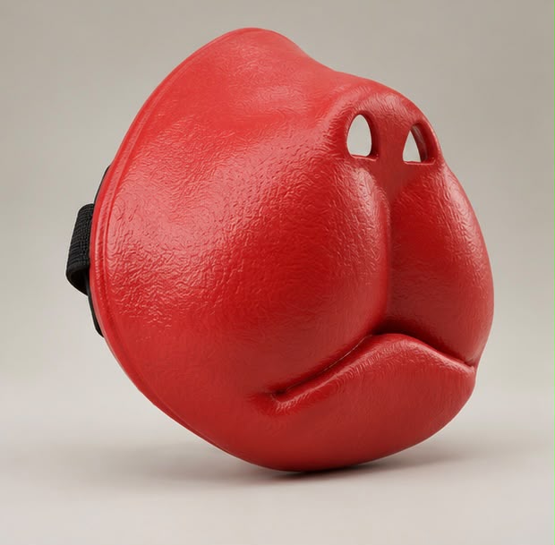 Red Hanuman Face Mask | Ramleela & Fancy Dress Costume - Image 3
