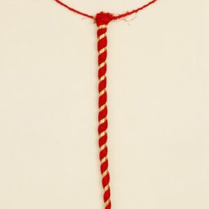 Hanuman Ji Tail Costume Accessory – Red & Gold Decorative Tail for Ramleela & Mythological Costumes