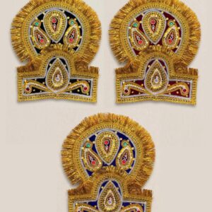 Kulle Mukut Head Accessory for Ravan & Rajsi Costumes – Decorative Mythology Crown
