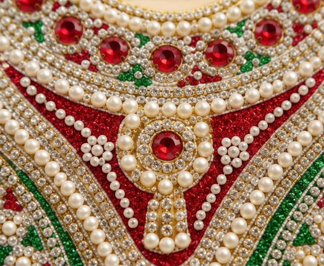 Rajsi Chest Paan Long Haar – Royal Mythology Costume Chest Accessory - Image 2