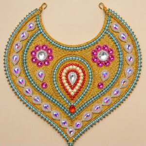 Royal Chest Paan Long Haar for Rajsi & Mythological Costumes | Decorative Costume Chest Accessory