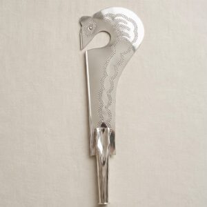 Khadag Prop for Durga & Kaali Costume | Silver Goddess Sword Costume Accessory