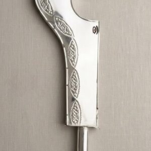 Khadag Prop for Durga & Kaali Costume | Silver Decorative Khadag Sword for Stage